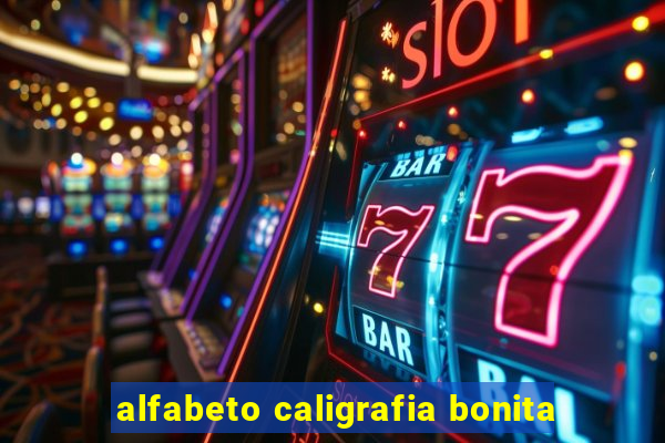 alfabeto caligrafia bonita